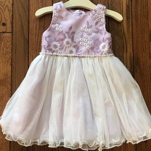 Lavender American Princess Dress 24 Months EUC